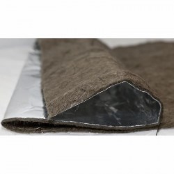 Базальтовый картон фольгированный 1000х600х10мм (20 шт)