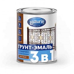 Грунт-Эмаль 3в1 1,9кг белая матовая RAL9003 (6) Лазурит
